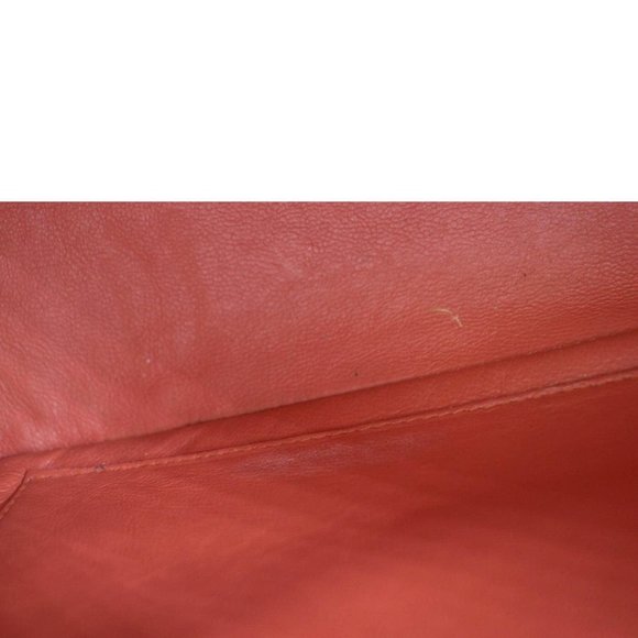 CHANEL Classic Maxi Single Flap Quilted Leather Shoulder Bag Red - Picture 13 of 14